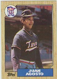 1987 Topps Baseball Cards      277     Juan Agosto